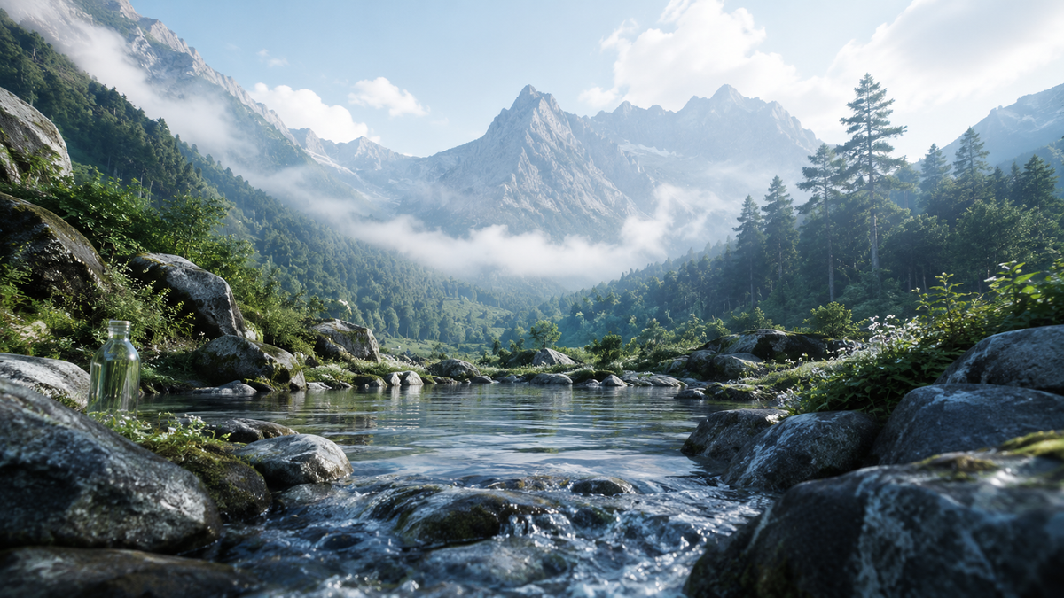 九千萬天然山泉山林與天然水源